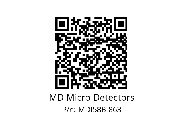  MDI58B1500Z5/30L10XXPA MD Micro Detectors MDI58B 863