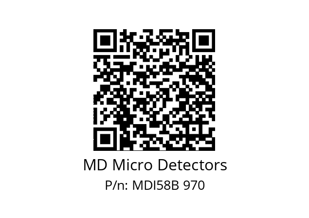  MDI58B300Z5/30L10SXPA MD Micro Detectors MDI58B 970