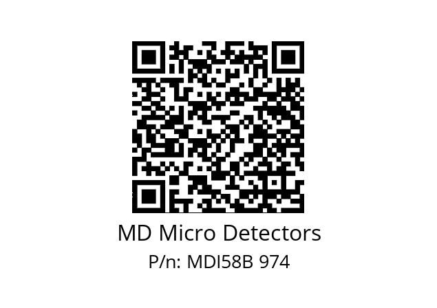  MDI58B500Z5/30L10SXPA MD Micro Detectors MDI58B 974