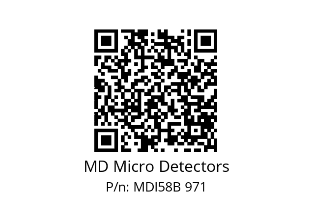  MDI58B360Z5/30L10SXPA MD Micro Detectors MDI58B 971