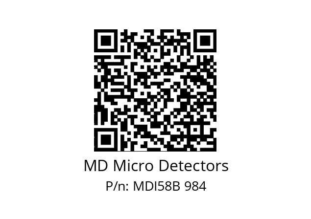  MDI58B1200Z5/30L10SXPA MD Micro Detectors MDI58B 984