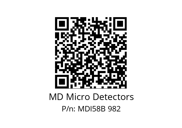  MDI58B1000Z5/30L10SXPA MD Micro Detectors MDI58B 982