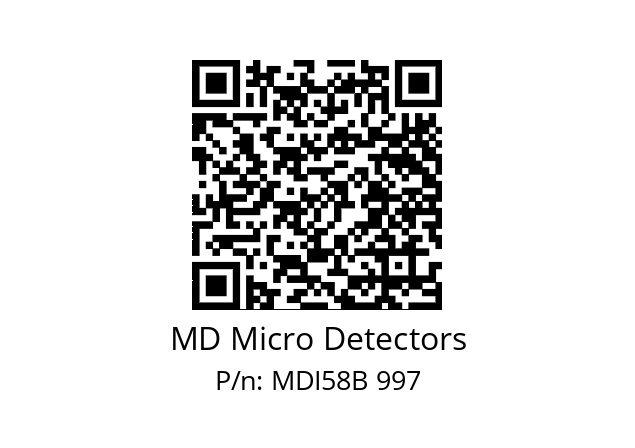  MDI58B200S5/30P6XXMR.162 MD Micro Detectors MDI58B 997