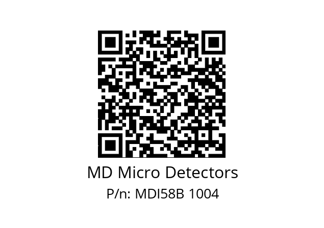  MDI58B480S5/30P6XXMR.162 MD Micro Detectors MDI58B 1004