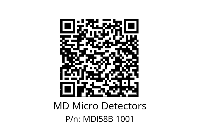  MDI58B300S5/30P6XXMR.162 MD Micro Detectors MDI58B 1001