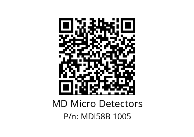  MDI58B500S5/30P6XXMR.162 MD Micro Detectors MDI58B 1005