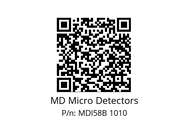  MDI58B750S5/30P6XXMR.162 MD Micro Detectors MDI58B 1010