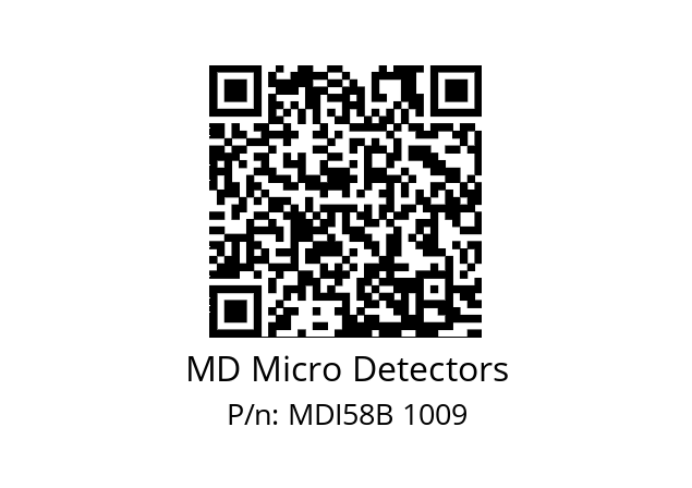  MDI58B720S5/30P6XXMR.162 MD Micro Detectors MDI58B 1009