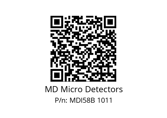  MDI58B800S5/30P6XXMR.162 MD Micro Detectors MDI58B 1011