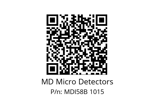  MDI58B1200S5/30P6XXMR.162 MD Micro Detectors MDI58B 1015