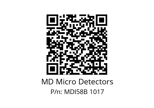  MDI58B1440S5/30P6XXMR.162 MD Micro Detectors MDI58B 1017