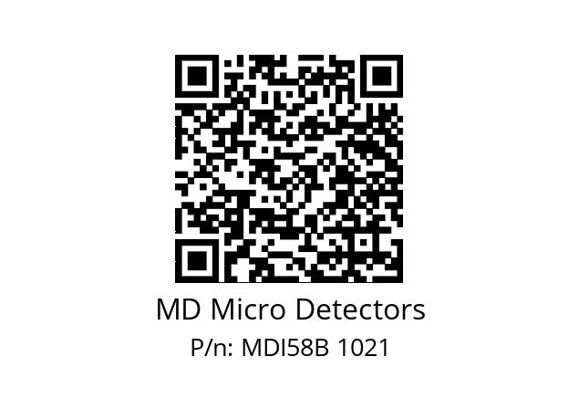  MDI58B2000S5/30P6XXMR.162 MD Micro Detectors MDI58B 1021