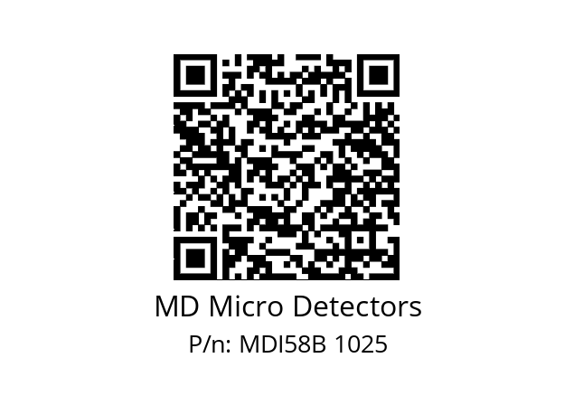  MDI58B120Z5/30P6XXMR.162 MD Micro Detectors MDI58B 1025