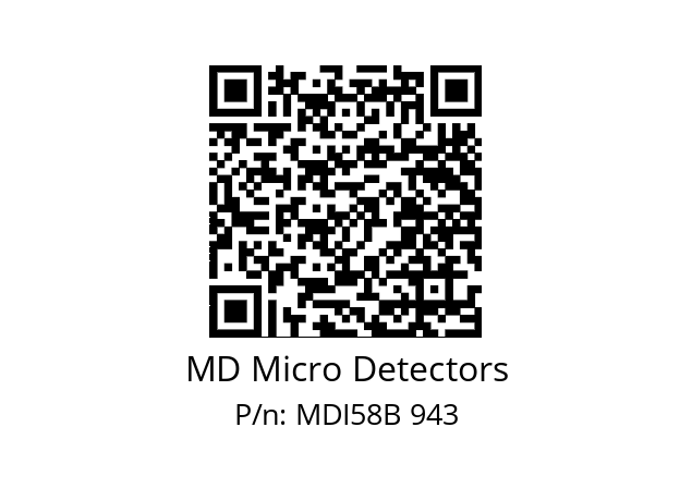  MDI58B500S5/30L10SXPA MD Micro Detectors MDI58B 943