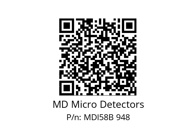  MDI58B750S5/30L10SXPA MD Micro Detectors MDI58B 948