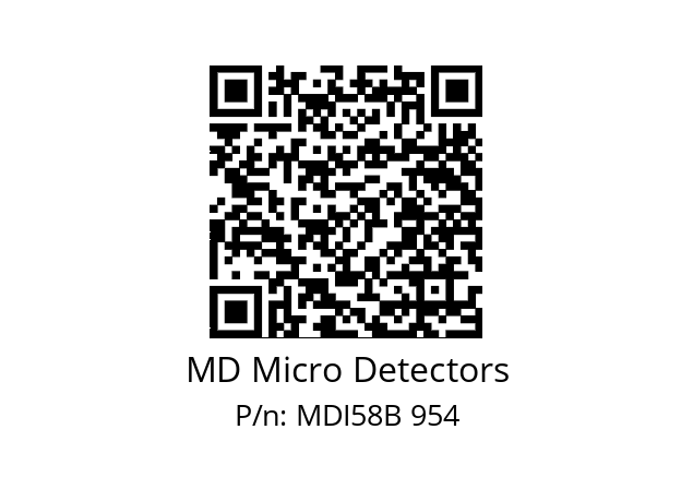  MDI58B1250S5/30L10SXPA MD Micro Detectors MDI58B 954