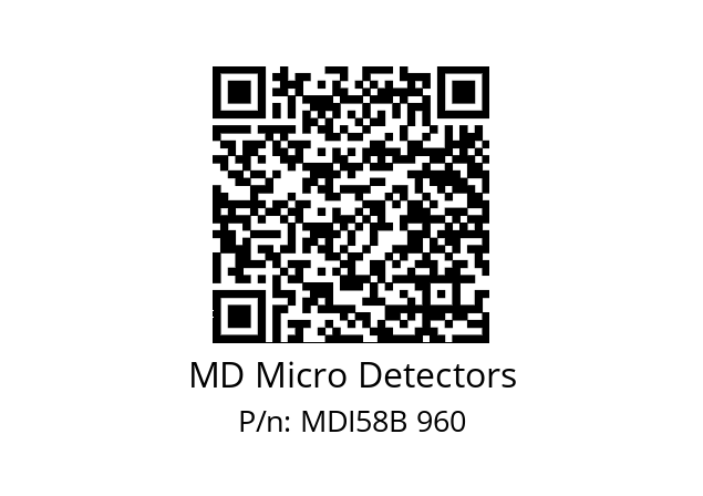  MDI58B2048S5/30L10SXPA MD Micro Detectors MDI58B 960