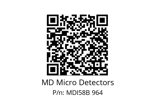  MDI58B128Z5/30L10SXPA MD Micro Detectors MDI58B 964