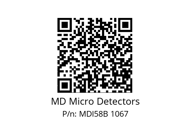  MDI58B500S5/30P10XXMR.162 MD Micro Detectors MDI58B 1067