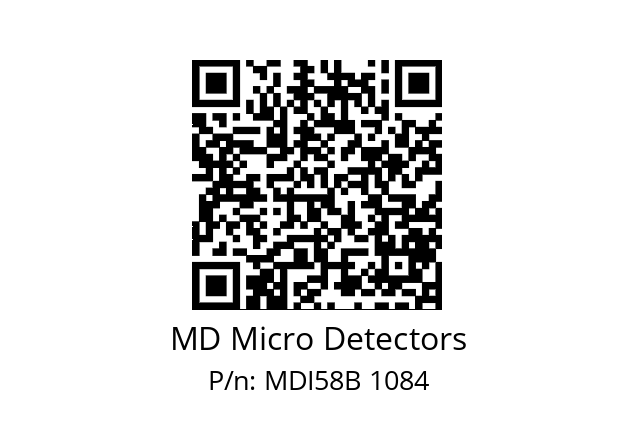  MDI58B2048S5/30P10XXMR.162 MD Micro Detectors MDI58B 1084