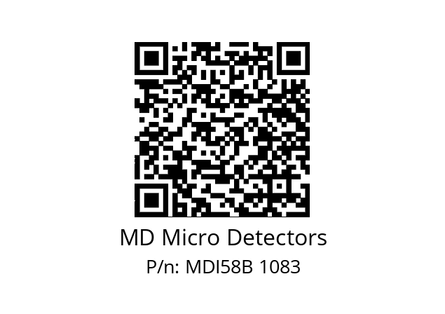  MDI58B2000S5/30P10XXMR.162 MD Micro Detectors MDI58B 1083