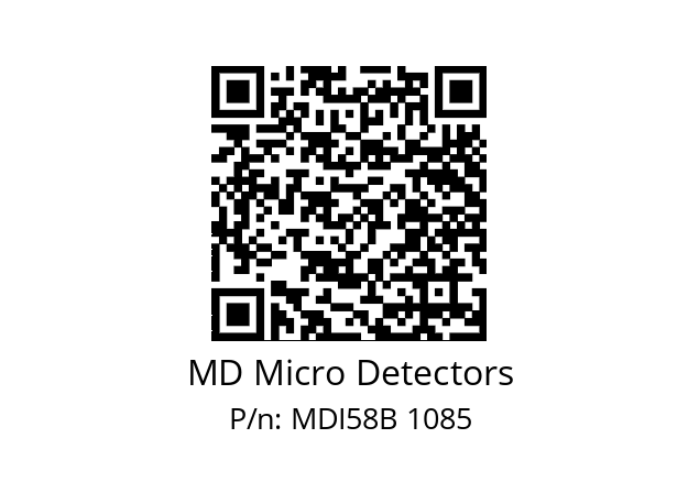  MDI58B2500S5/30P10XXMR.162 MD Micro Detectors MDI58B 1085