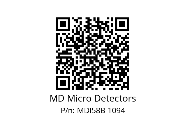  MDI58B300Z5/30P10XXMR.162 MD Micro Detectors MDI58B 1094