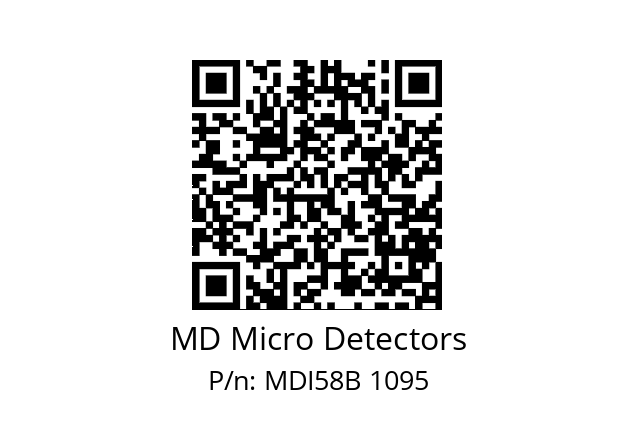  MDI58B360Z5/30P10XXMR.162 MD Micro Detectors MDI58B 1095