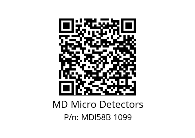  MDI58B512Z5/30P10XXMR.162 MD Micro Detectors MDI58B 1099