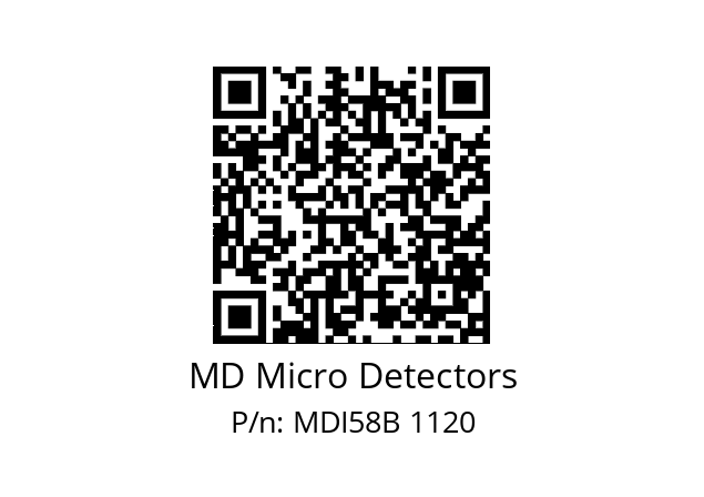  MDI58B150S5/30P6SXMR.162 MD Micro Detectors MDI58B 1120