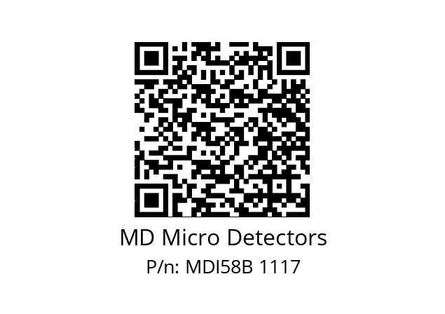  MDI58B100S5/30P6SXMR.162 MD Micro Detectors MDI58B 1117