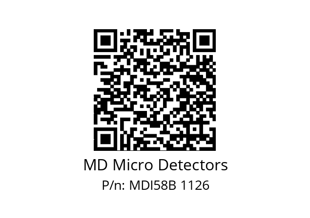  MDI58B360S5/30P6SXMR.162 MD Micro Detectors MDI58B 1126