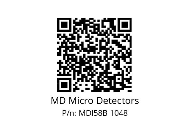  MDI58B1440Z5/30P6XXMR.162 MD Micro Detectors MDI58B 1048