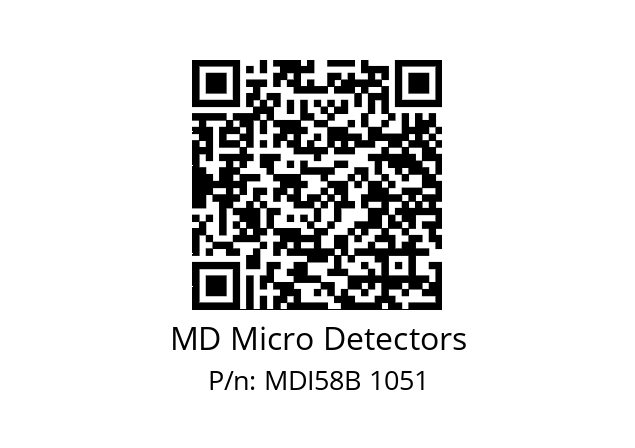  MDI58B1800Z5/30P6XXMR.162 MD Micro Detectors MDI58B 1051