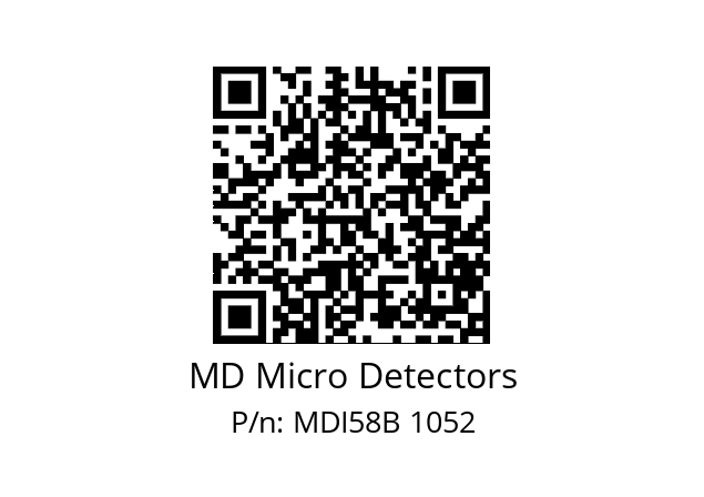  MDI58B2000Z5/30P6XXMR.162 MD Micro Detectors MDI58B 1052