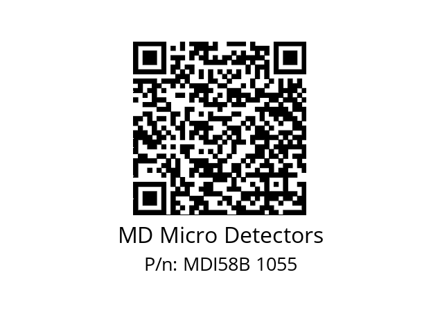  MDI58B100S5/30P10XXMR.162 MD Micro Detectors MDI58B 1055