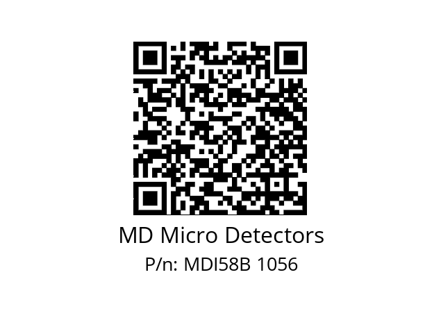  MDI58B120S5/30P10XXMR.162 MD Micro Detectors MDI58B 1056