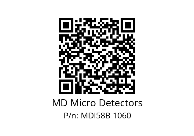  MDI58B240S5/30P10XXMR.162 MD Micro Detectors MDI58B 1060