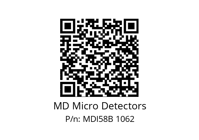  MDI58B256S5/30P10XXMR.162 MD Micro Detectors MDI58B 1062