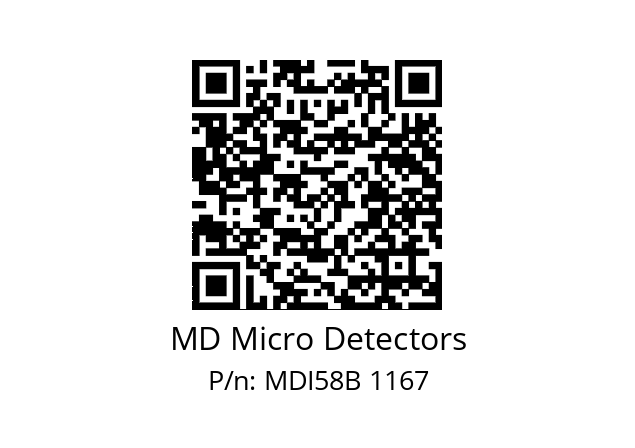  MDI58B900Z5/30P6SXMR.162 MD Micro Detectors MDI58B 1167