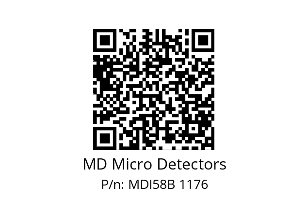  MDI58B2000Z5/30P6SXMR.162 MD Micro Detectors MDI58B 1176