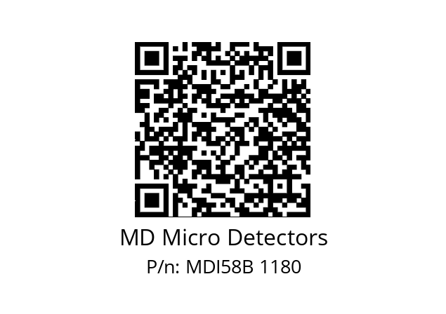  MDI58B120S5/30P10SXMR.162 MD Micro Detectors MDI58B 1180