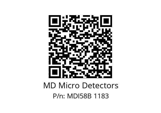  MDI58B200S5/30P10SXMR.162 MD Micro Detectors MDI58B 1183