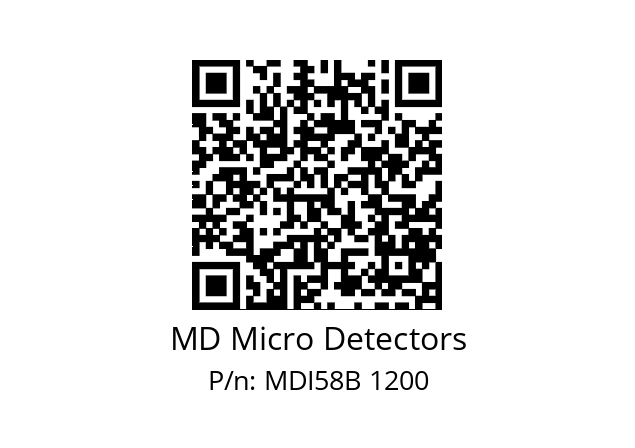  MDI58B1024S5/30P10SXMR.162 MD Micro Detectors MDI58B 1200