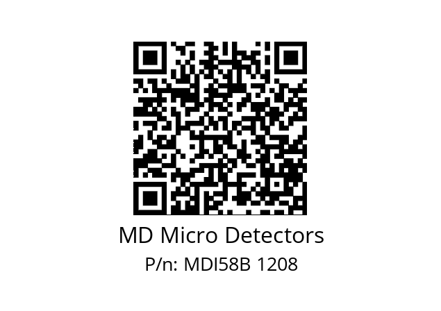  MDI58B2048S5/30P10SXMR.162 MD Micro Detectors MDI58B 1208