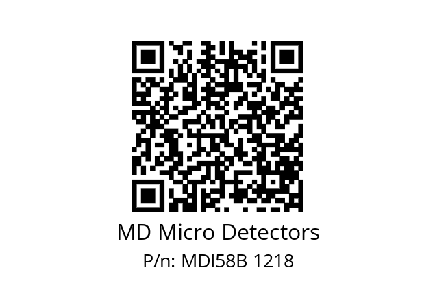  MDI58B300Z5/30P10SXMR.162 MD Micro Detectors MDI58B 1218