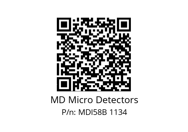  MDI58B750S5/30P6SXMR.162 MD Micro Detectors MDI58B 1134