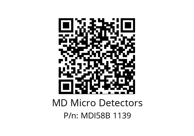  MDI58B1200S5/30P6SXMR.162 MD Micro Detectors MDI58B 1139