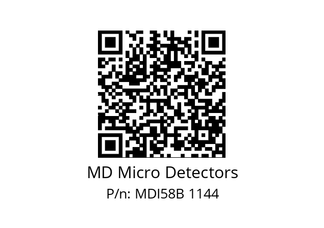  MDI58B1800S5/30P6SXMR.162 MD Micro Detectors MDI58B 1144