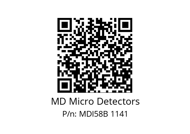  MDI58B1440S5/30P6SXMR.162 MD Micro Detectors MDI58B 1141